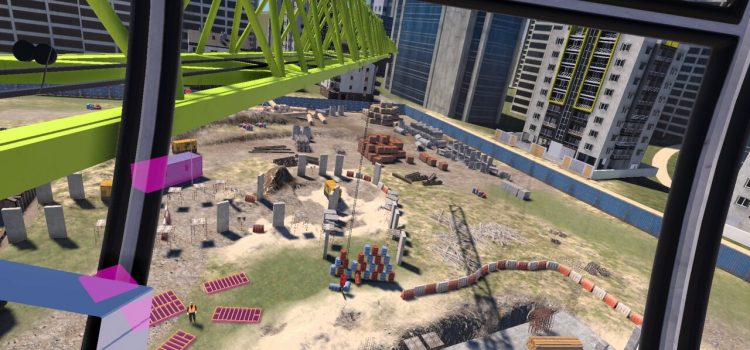 Żuraw wieżowy – charakterystyka symulatora szkoleniowego VR